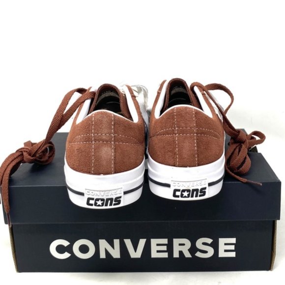 Converse One Star Pro OX Low Sneakers Brown Suede For Men's Casual Shoes A02945C - Picture 7 of 10